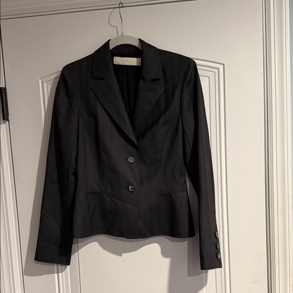 Valentino blazer gray preowned size 8